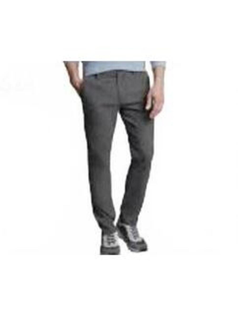 NWT Copper & Oak Men's Straight Fit Stretch Tech Pants in Gray, Size 36x32